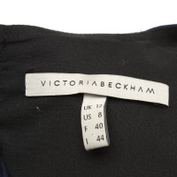 Victoria Beckham Robe en noir / bleu