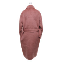 Burberry Cappotto di lana in rosa antico