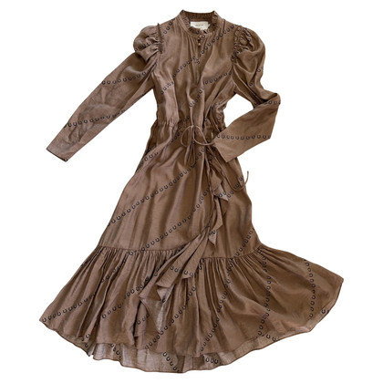 Munthe Kleid aus Viskose in Ocker