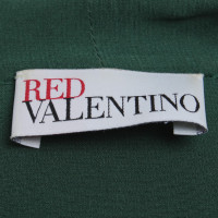 Red Valentino Chemisier de soie vert