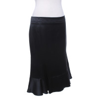 Rena Lange Satin skirt in black