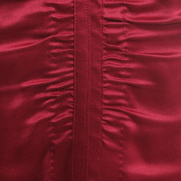Windsor Silk dress in dark red