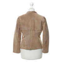 Drykorn Giacca/Cappotto in Pelle in Beige