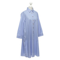 Van Laack Kleid aus Baumwolle in Blau