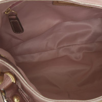 Coach Borsa con effetto metallico