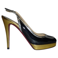 Christian Louboutin Patent leather peep-toes