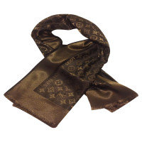 Louis Vuitton Monogram shine cloth in brown / gold