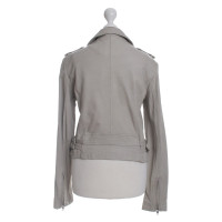 Iro Lederjacke in Taupe