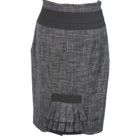 Karen Millen skirt with check pattern