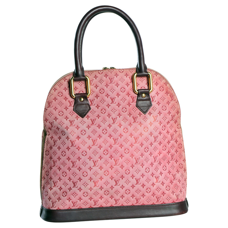 Louis Vuitton &quot;Alma Haut Mini Lin&quot; in Pink - Buy Second hand Louis Vuitton &quot;Alma Haut Mini Lin ...