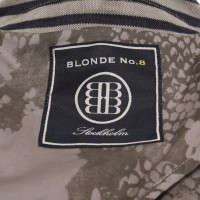 Blonde No8 beige / gris rayé Blazer