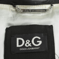 Dolce & Gabbana Giacca di pelle nero