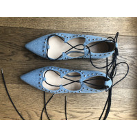 Navyboot Slipper/Ballerinas aus Jeansstoff in Blau
