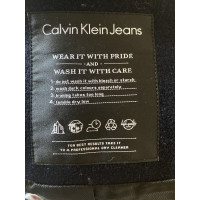 Calvin Klein Jeans Jacke/Mantel aus Wolle in Blau
