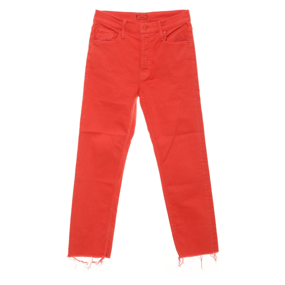 Mother Jeans in Rood