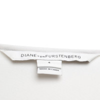 Diane Von Furstenberg Seidenbluse in Weiß