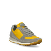 Car Shoe Sneakers aus Leder in Gelb