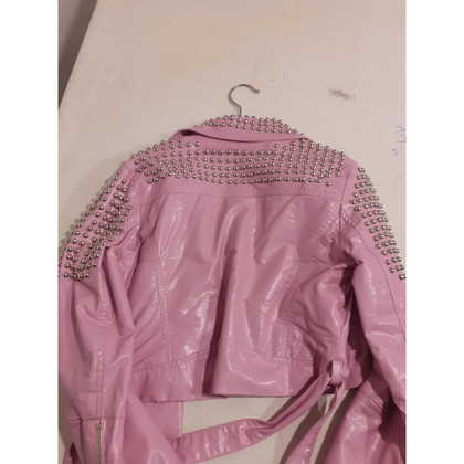 Fabi Jacke/Mantel aus Leder in Rosa / Pink