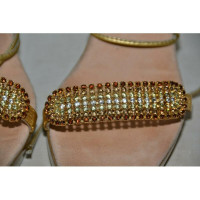 Le Silla  Sandalen aus Leder in Gold