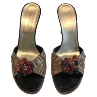 Gianni Versace Sandals with tiger print