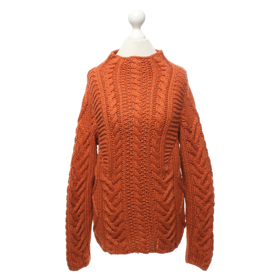 Malo Knitwear Cashmere in Orange