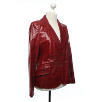 Elegance Paris Blazer Leer in Rood