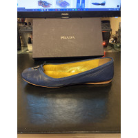 Prada Slippers/Ballerinas Leather in Blue