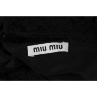Miu Miu Top Silk in Black
