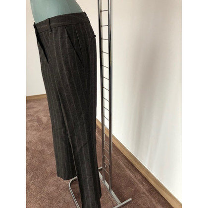 Marc Cain Trousers Wool in Brown