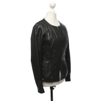 Pinko Jacket/Coat Leather in Black