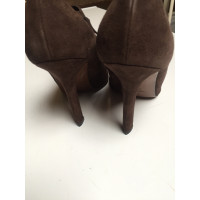 Christian Dior Ankle boots Suede in Brown