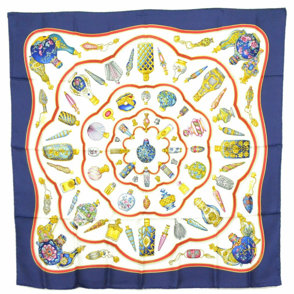 Hermès Scarf/Shawl Silk in Blue