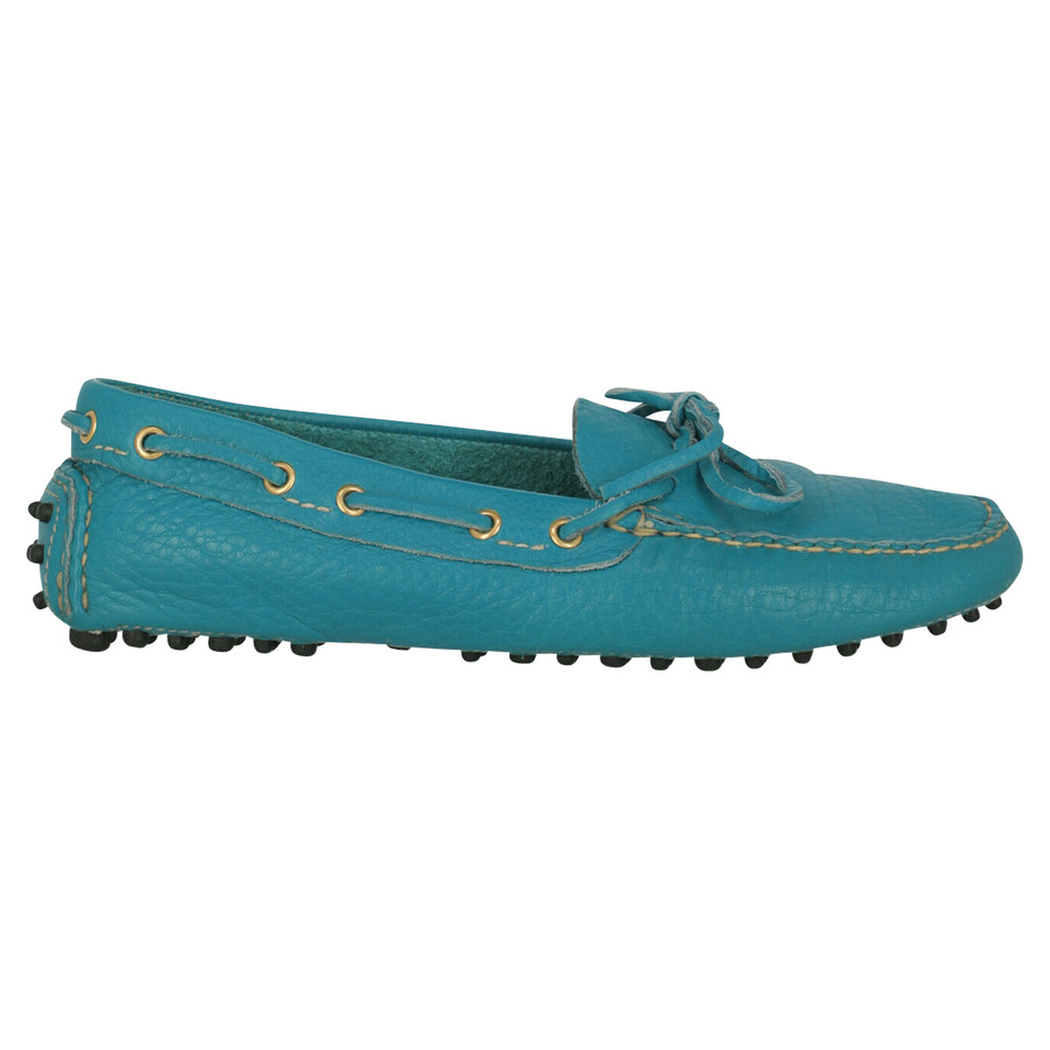 Carshoe Sandalen aus Leder in Blau