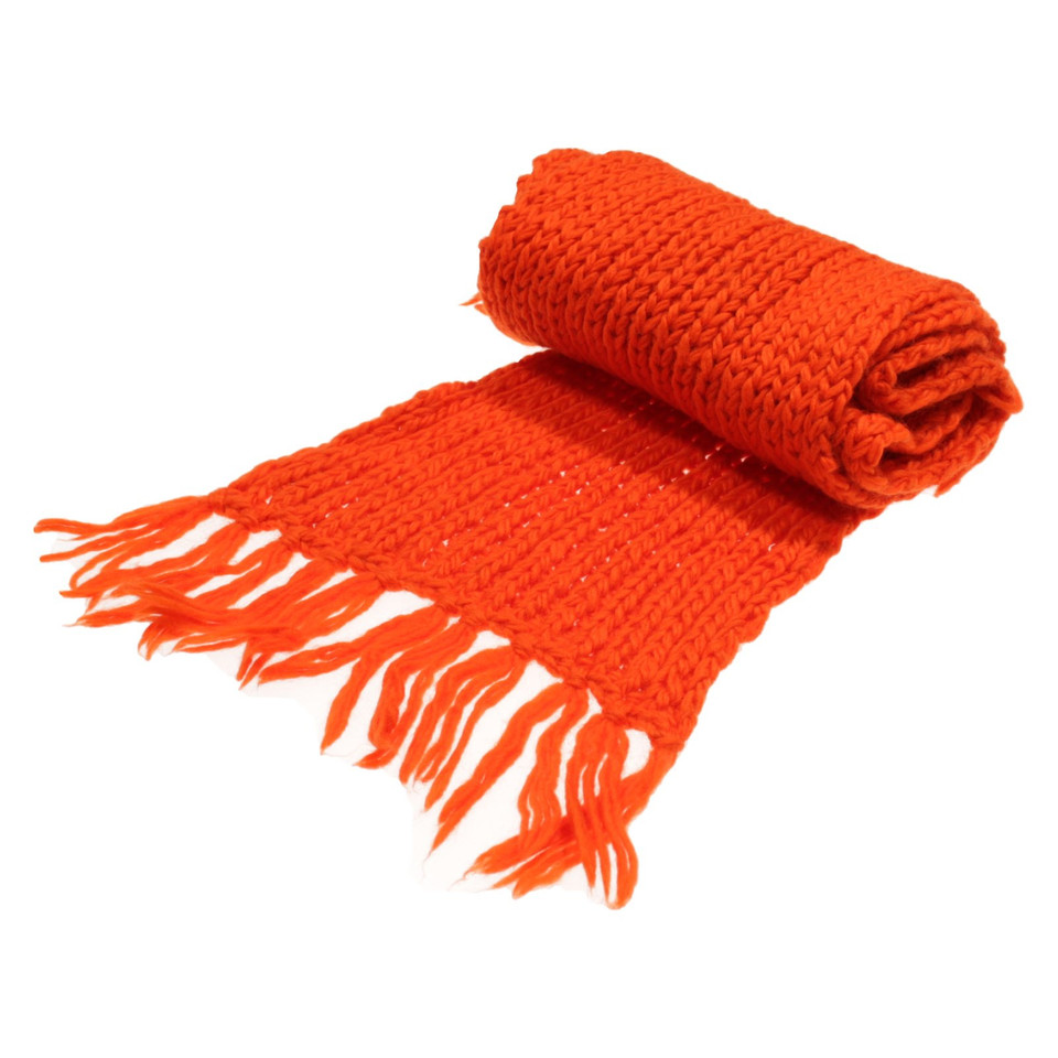 Cos Scarf/Shawl Wool in Orange