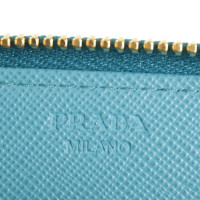 Prada Wallet in turquoise