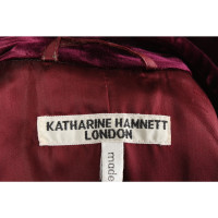 Katharine Hamnett Jacke/Mantel aus Viskose in Bordeaux
