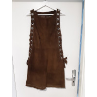 Riani Dress Leather in Brown