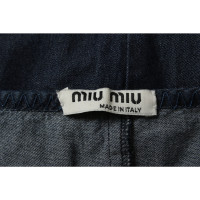 Miu Miu Top Cotton in Blue