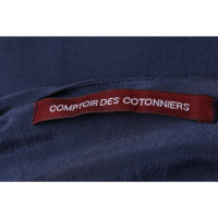 Comptoir Des Cotonniers Dress Silk in Blue