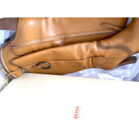Hugo Boss Boots Leather in Ochre
