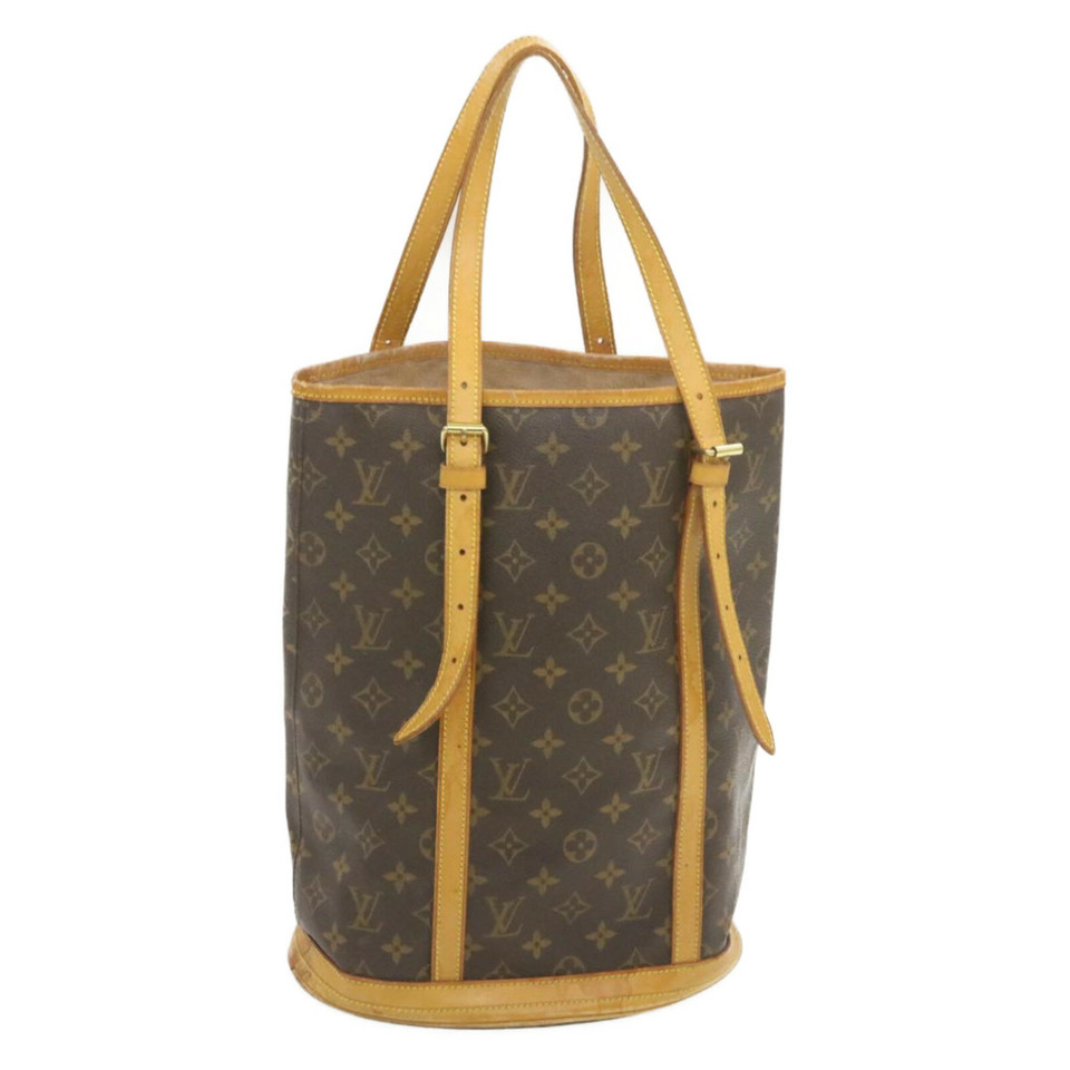 Louis Vuitton Bucket Bag 27 aus Canvas in Braun