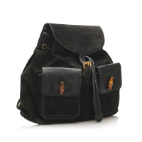 Gucci Backpack Suede in Black