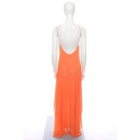 Halston Heritage Dress Silk in Orange
