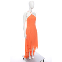 Halston Heritage Dress Silk in Orange