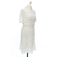 Velvet Kleid in Weiß