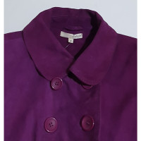 Ba&Sh Jacke/Mantel aus Leder in Violett