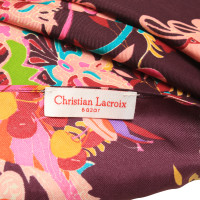 Christian Lacroix Colorful scarf with applications