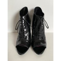Burberry Ankle boots Patent leather in Black