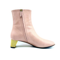 Gucci Ankle boots Leather in Pink
