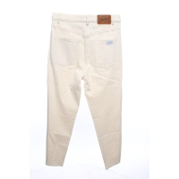 Jil Sander Jeans in Cotone in Crema